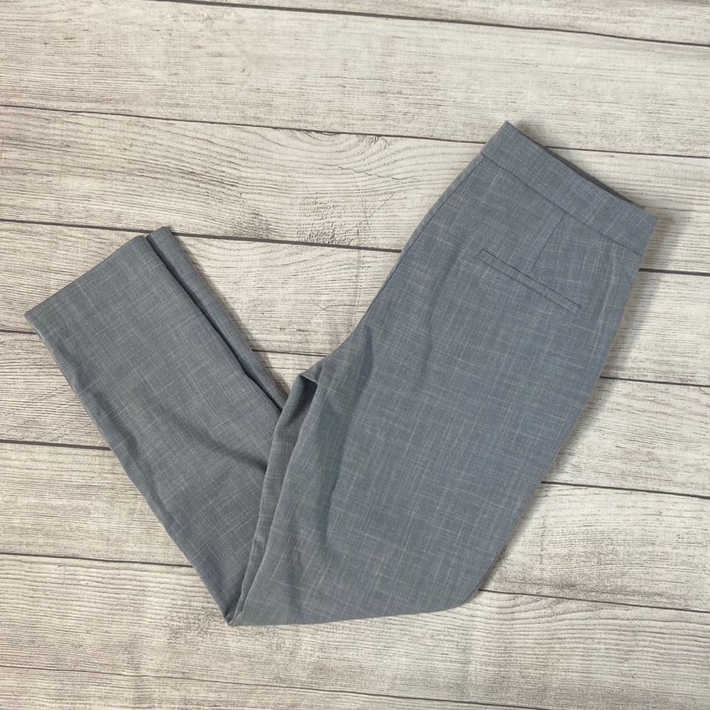 ZARA Blue Pattern Natural Waist Straight Leg Trouser Pants with pockets - Picture 16 of 16
